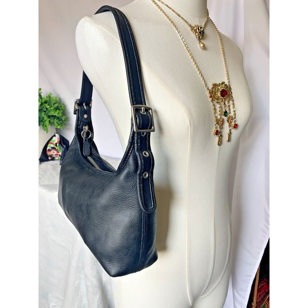 Coach Vintage Legacy 9059 Small Hobo Shoulder Bag Black Made in USA - Picture 2 of 16